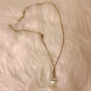 Juicy Couture Gold Pearl Necklace